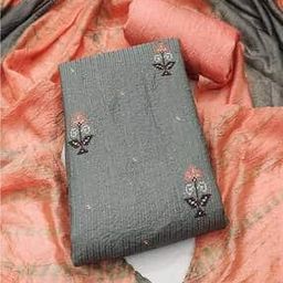 Women Embroidered 3-Piece Unstitched Dress Material-image-51