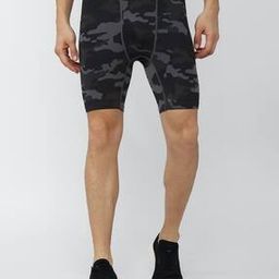 Camouflage Print Expandable Waist City Shorts-image-41