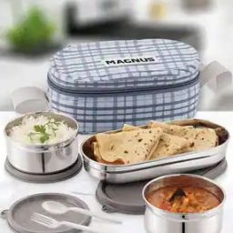 Set of 3 Stainless Steel Lunch Box Set-image-56