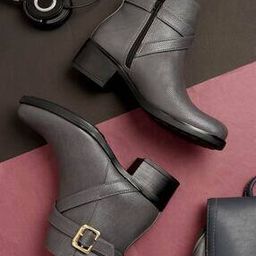 Women Slip-On Ankle-Length Boots-image-20
