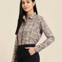 Women Floral Print Regular Fit Shirt-image-67