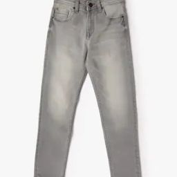 Boys Heavily Washed Regular Fit Jeans-image-98