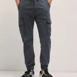 the bear house Mid RIse Relaxed Fit Cargo Pants-picture-5