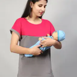 sillyboom Women Colourblock Relaxed-Fit T-Shirt-picture-43