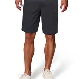 Men Regular Fit Shorts with Logo Print-picture-12