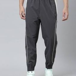Men Fitted Track Pants with Elasticated Waist-image-22