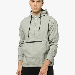 Textured Zip-Front Hooded Jacket-image-30