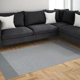 Striped Anti-Skid Cotton Rug-34