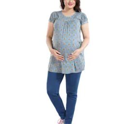 Abstract Print Tunic with Insert Pocket-image-94