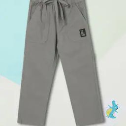 Boys Straight Fit Flat-Front Trousers-38