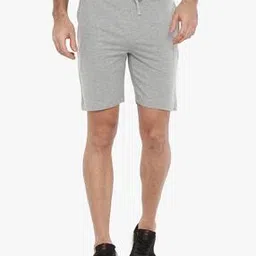 Textured Mid Rise 3/4th Shorts-image-12