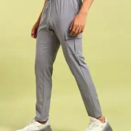Men Mid-Rise Fitted Track Pants-image-93