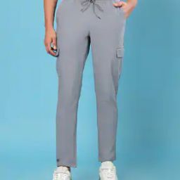 Men Mid-Rise Fitted Track Pants-image-65