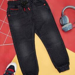 Boys Mid-Washed Jogger Jeans -image-34