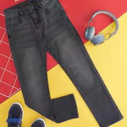 Boys Mid-Washed Slim Fit Jeans -picture-29