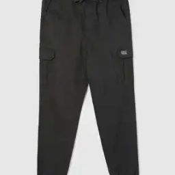 Boy Ankle-Length Joggers with Drawstring Waist-picture-4