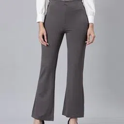 go colors  Women High RIse Flared Pants-picture-7