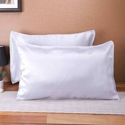 Set of 2 Satin Slip-On Pillow Covers-image-50