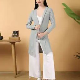 Women Regular Fit Full Length Sleeve Shrug -48