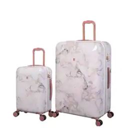Set of 2 Sheen Marble Effect Hard Trolley Bag(L|S)-image-29