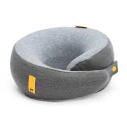 Texture Pattern Travel Pillow with Button Closure-picture-41