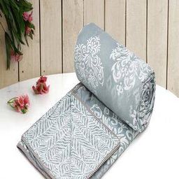 150 GSM Floral Print Cotton 3-Layer Double Dohar-15