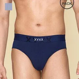 Pack of 2 Briefs with Elasticated Waistband-image-89