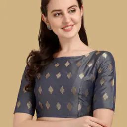 Women Embellished Back Open Blouse-image-48