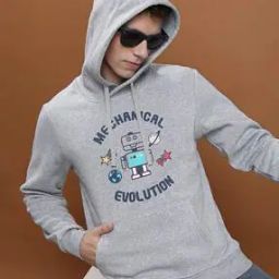 Men Printed Regular Fit Hoodie-image-47