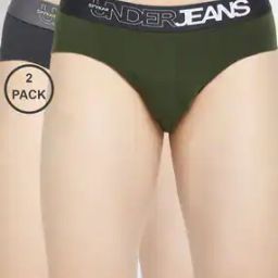 Pack of 2 Solid Briefs-image-64