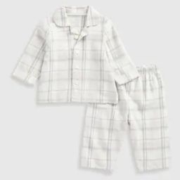 Unisex Checked Cotton Shirt & Pyjama Set-image-78