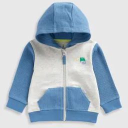 Boys Colourblock Relaxed Fit Hoodie-34