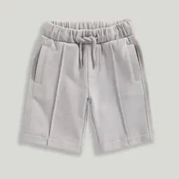 Boys Pleated Shorts with Drawstring Waist-image-67