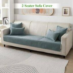 Chenille Anti-Slip 3-Seater Sofa Cover-32