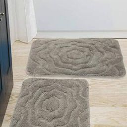Pack of 2 Textured Cotton Bathroom Mats-image-63