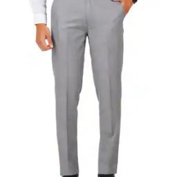 Flat-Front Straight Fit Trousers-picture-18