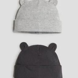 Unisex 2-Pack Ribbed Ear-Detail Beanies-picture-51
