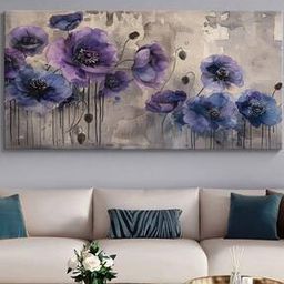 Floral Canvas Framed Wall Art Painting-image-19