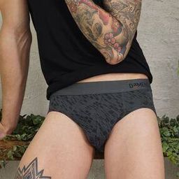 Printed Brief with Elasticated Waistband-image-49