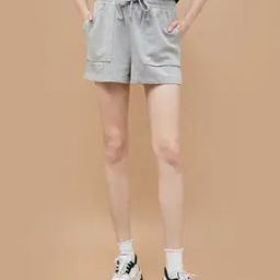 Women Mid Rise Cotton Shorts-image-48