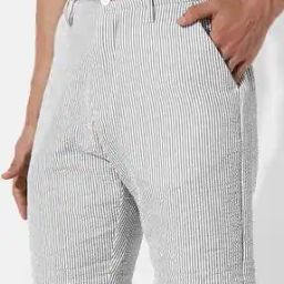 Striped Flat Front Short-image-21