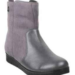 Round-Toe Mid-Calf Length Boots-image-53