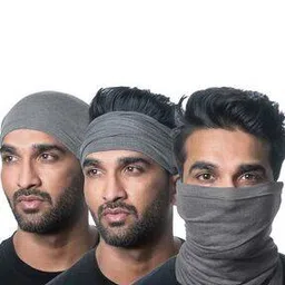 Pack of 3 Bamboo Bandanas - Odour Free & Breathable-image-1