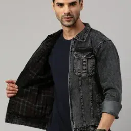 vogati Men Washed Jacket-picture-2
