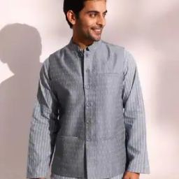 Men Woven Regular Fit Nehru jacket-picture-51