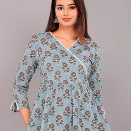 Floral Print Peplum Top-picture-33