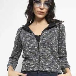 Knitted Zip-Front Hoodie-picture-19
