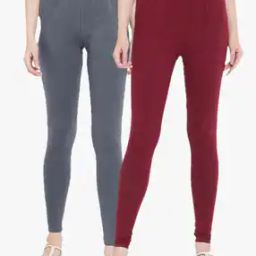 Pack of 2 Ankle-Length Leggings-image-44