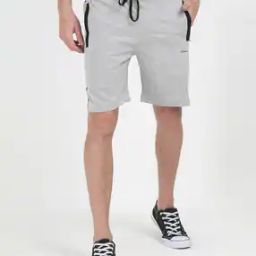 Mid-Rise Shorts with Elasticated Drawstring Waist-52