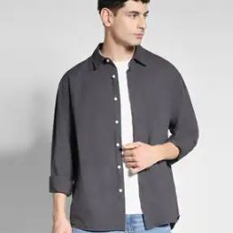 Men Regular Fit Cotton Shirt with Patch Pocket-picture-36